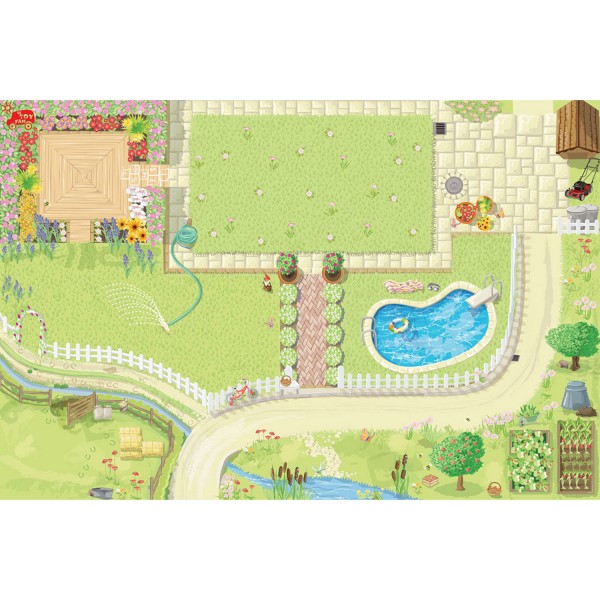Spielteppich Puppenhaus / Doll´s House Playmat